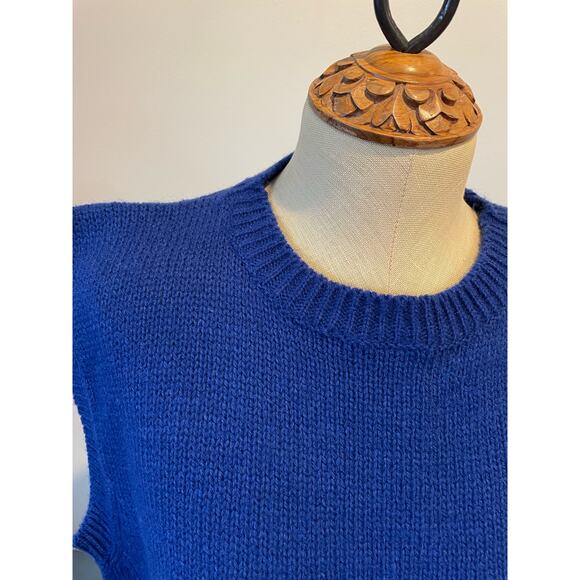Objectives womens blue sweater vest button detail size L - Picture 2 of 7